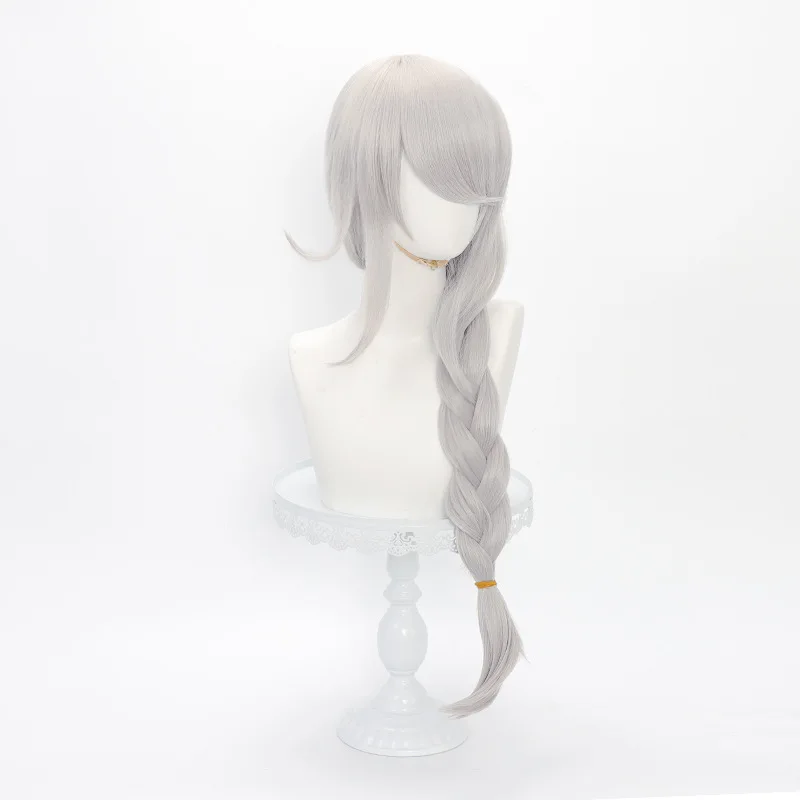 Anime The Hundred Line Last Defense Academy Kirifuji Nozomi Cosplay Wig White Long Hair For Women Halloween Roleplay Party Props