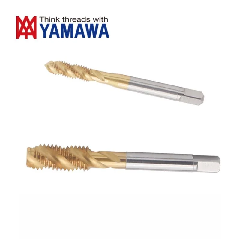 YAMAWA HSSE Metric With Tin Spiral Fluted Tap M7M8 M9 M10 M11 M12 M13 M14 M15 M16 M18 M20 M22M24 Machine Screw Fine Thread Taps