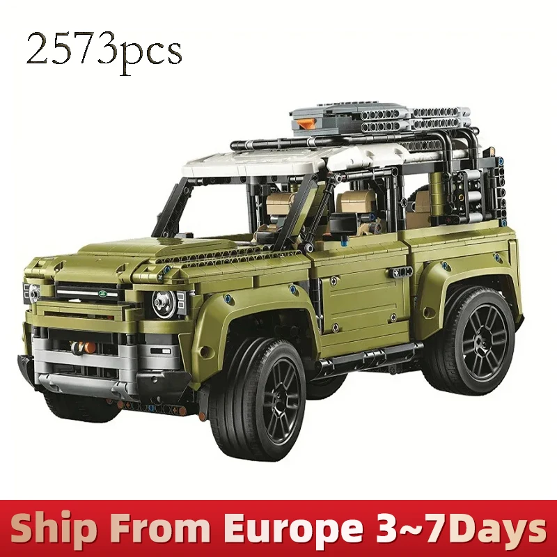 2573pcs SuperCar Land Riover Defender Off-road Vehicle Building Blocks Car Model Technical Brick Toys For Boys Girls Gifts 42110