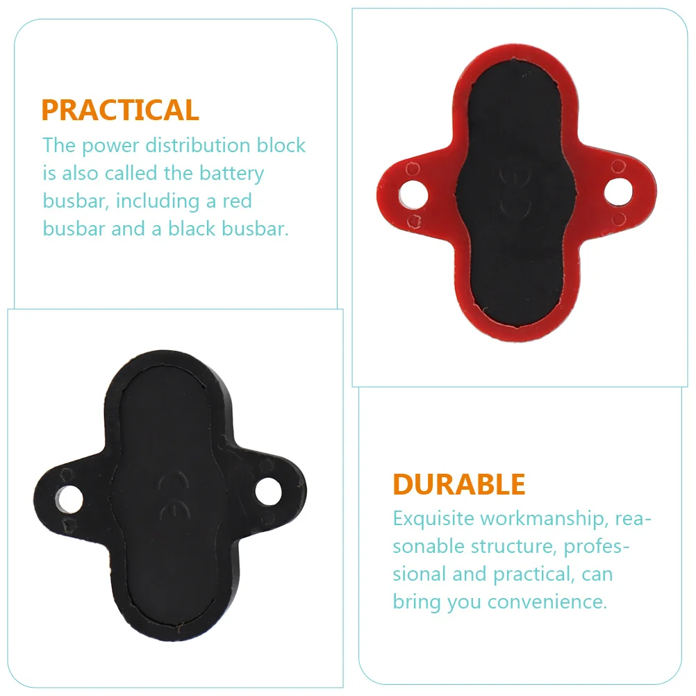 2 Pcs Terminal Bus Bar Block for Marine Junction Post Electrical Distribution 48v Car