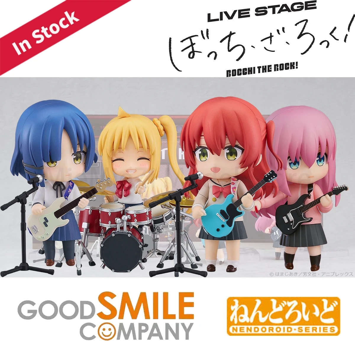 

Оригинальные экшн/куклы GOOD SMILE COMPANY Nendoroid Bocchi The Rock! Готовый период Иджи Чи Nijika Yamada Ryou Kita Ikuyo