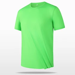 Camiseta de secado rápido para hombre, ropa deportiva informal, transpirable, para entrenamiento en gimnasio, Unisex