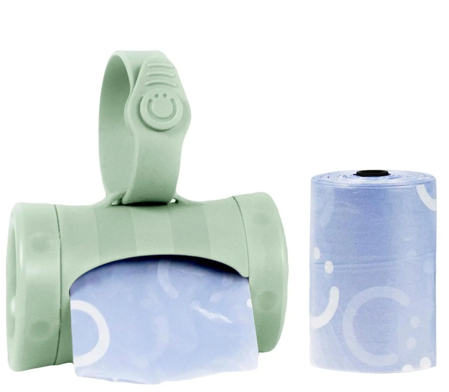 

Портативный выдвижной диспенсер для подгузников для путешествий, вмещает 12 пакетов с ароматом лаванды, шалфейно-зеленый