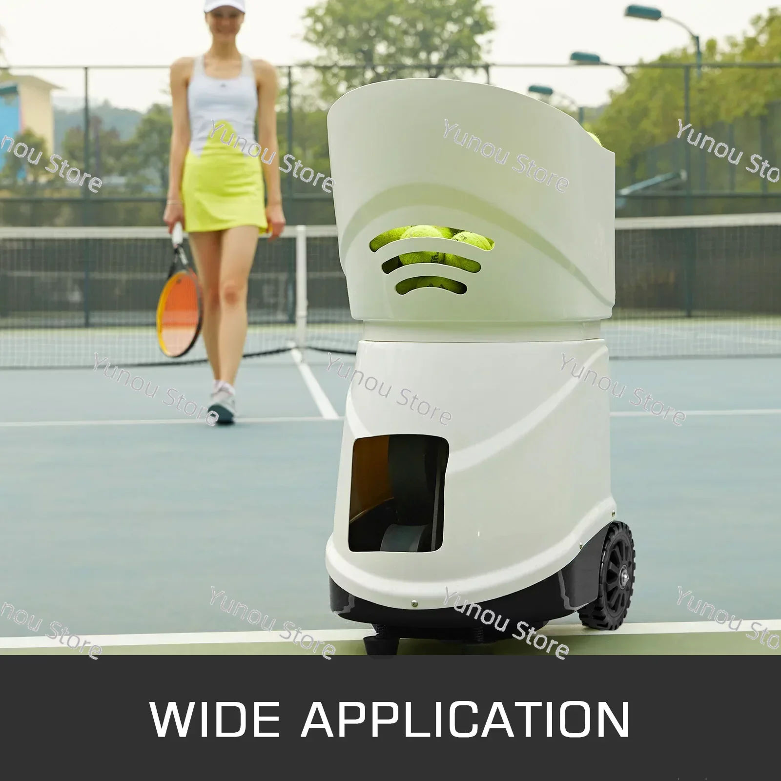 TS-03/06/08 Tennis Automatic Serve Machine Trainer Support Portable Machine APP Control Count for Tennis Training