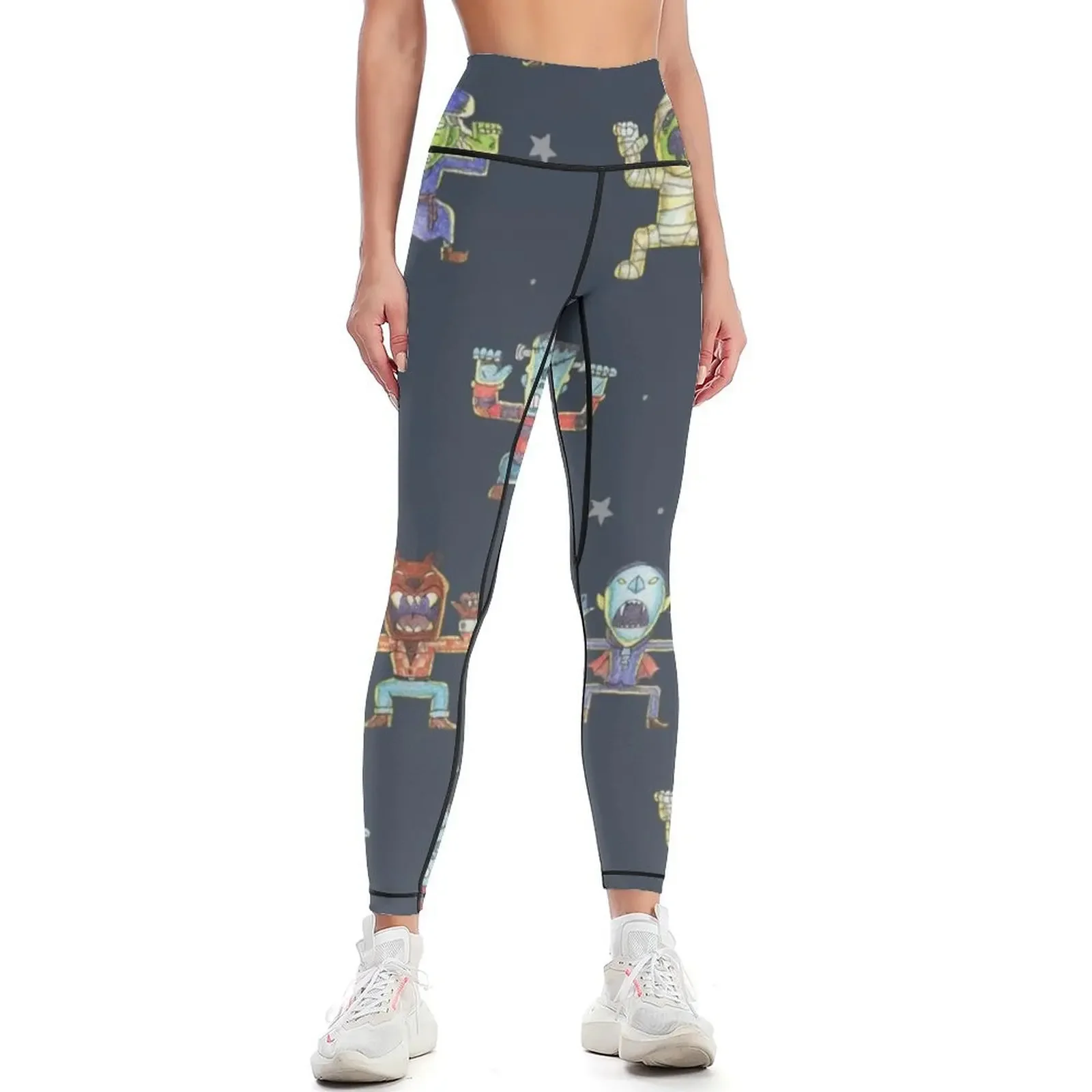 

Halloween_pattern Leggings Pants sport Tight fitting woman sports for workout shorts Womens Leggings