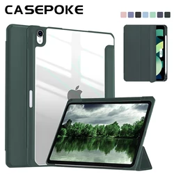 For IPad Case 10.2 7/8/9th Accessories For IPad 9.7 5/6th 10.9 10th Air4/5 Pro 12.9 11 Mini6 Protective Cover Transparent Funda