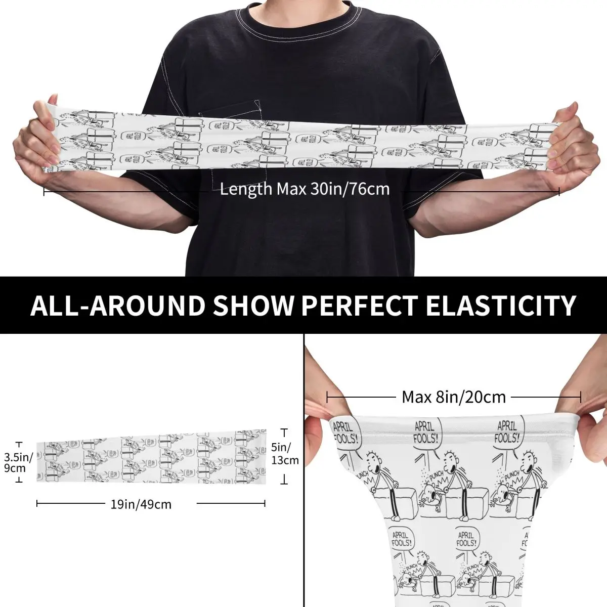 Diary Of A Wimpy Kid April's Fool Outdoor Arm Sleeves Sun UV Protection Cover Summer Ice Silk Cycling Tattoo Sleeves