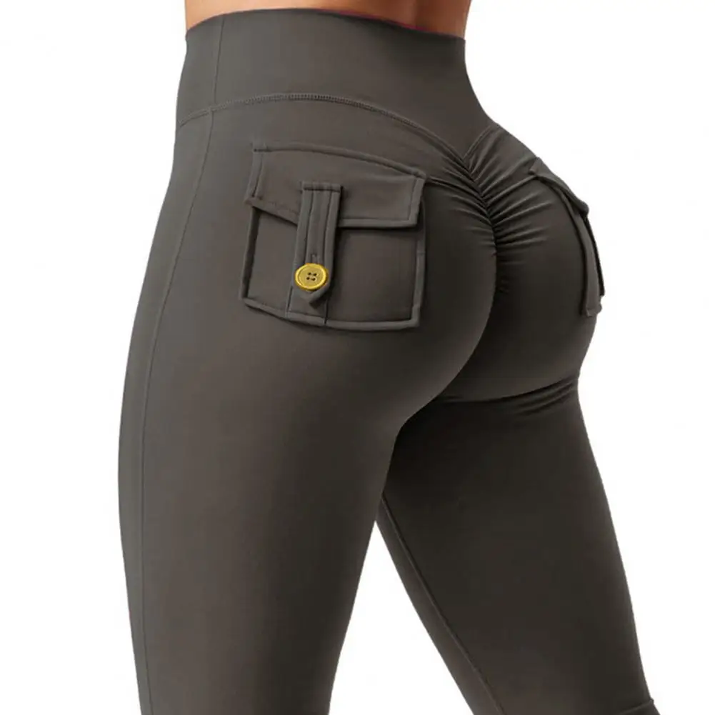 Hip lift mulheres sino inferior calças de yoga fino ajuste cintura elástica elástico leggings de yoga magro street wear treino collants 2025