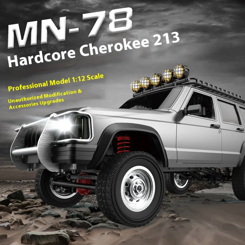 

Mangniu MN78 off-road vehicle 1:12 alloy high speed remote control climbing car four wheel drive off-road model children's toy