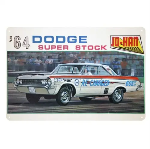 Super Stock Dragster Car Metal Poster Tin Sign 20x30cm-aluminum