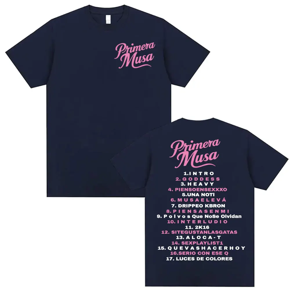 مغني الراب عمر كورتز بريميرا موسى 2025 ميرش تي شيرت الرجال النساء Harajuku خمر الهيب هوب تي شيرت س الرقبة فضفاض الصيف الشارع الشهير