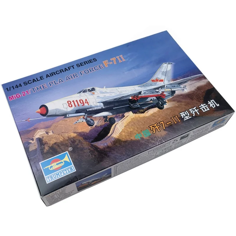 عازف البوق 1/144 MIG-21 نموذج لغز تجميع البلاستيك المقاتل