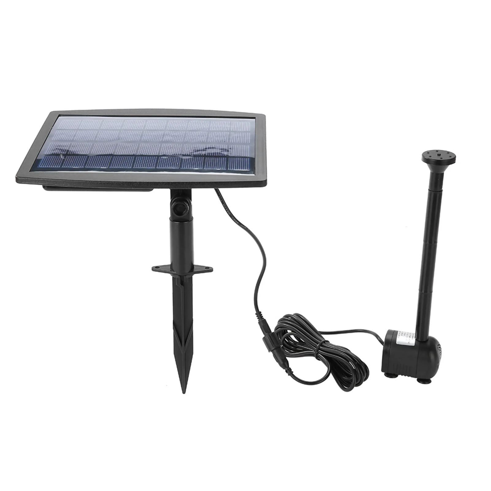 

Солнечный водяной насос для сада 2,5 Вт, IP64, водонепроницаемый, для уличных бассейнов, прудов, садовых растений, аквариумов, 175 л/ч