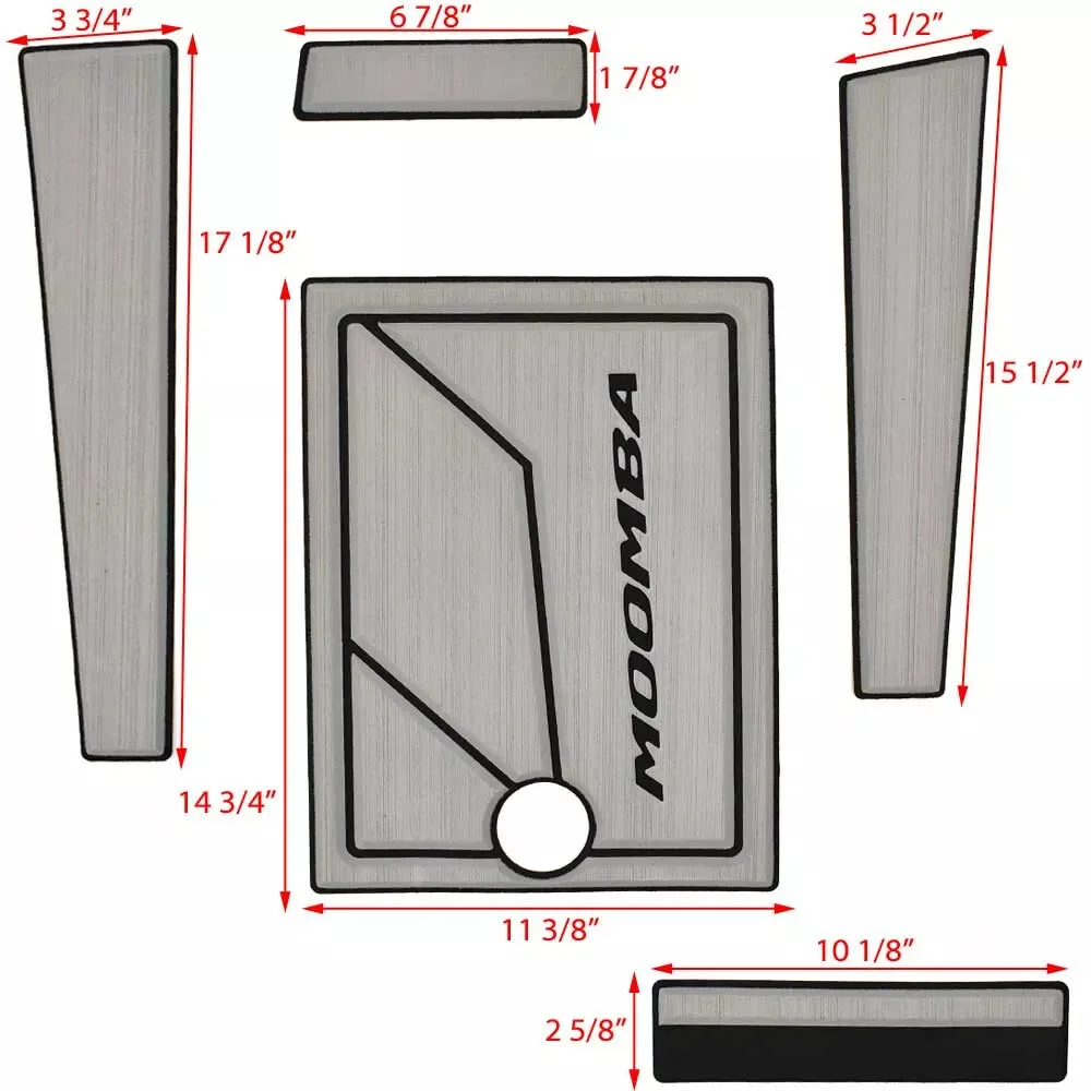 OEM Moomba Boat Non-Skid EVA Dash Pad Mat 119398|MM / MK / MP / MJ 2021 20240055