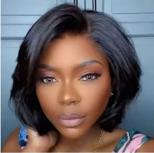 

Парик с фронтальной шнуровкой 13x4, короткий парик для чернокожих женщин, парик из натуральных волос с стрижкой «пикси», парик с фронтальной шнуровкой из натуральных волос