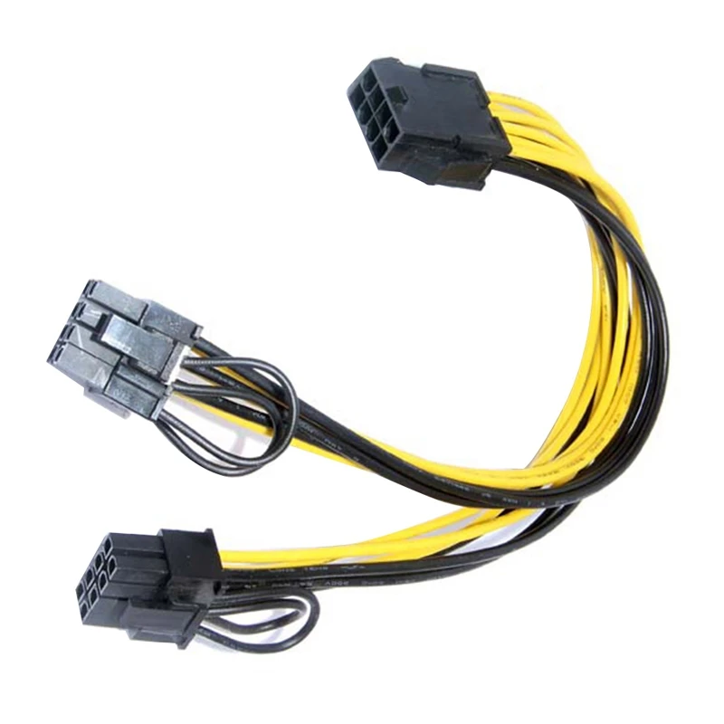 

Power CPU 8P To Graphics Card Dual 6+2 Power Supply Cable 20Cm Adapter Cable