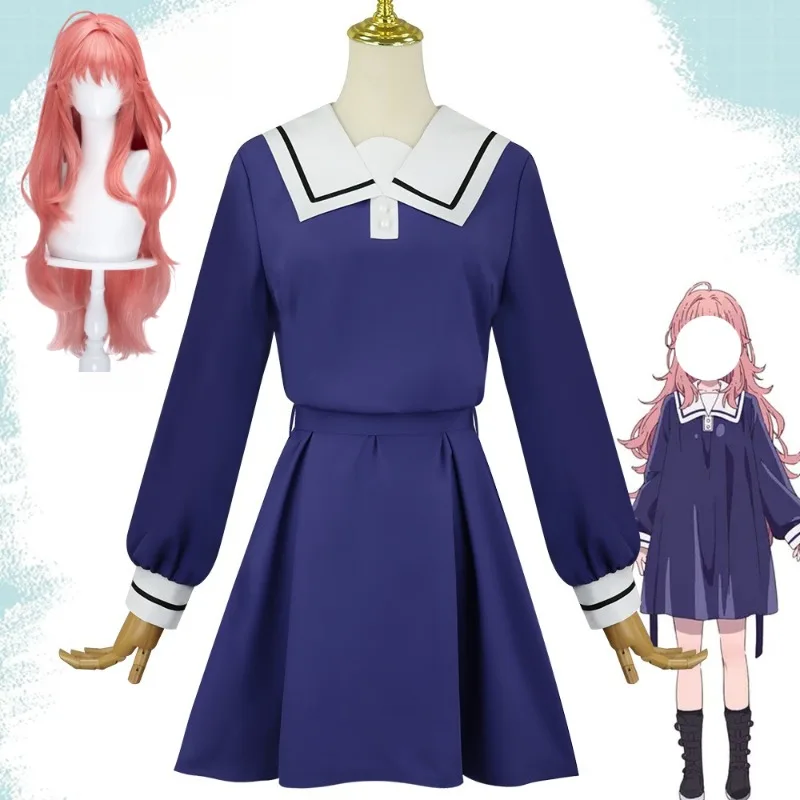 

Anime Sheena Mimai Cosplay Costume School JK Dress Uniform Wig Suit for Women Halloween Carnival Party Roleplay Outfits
