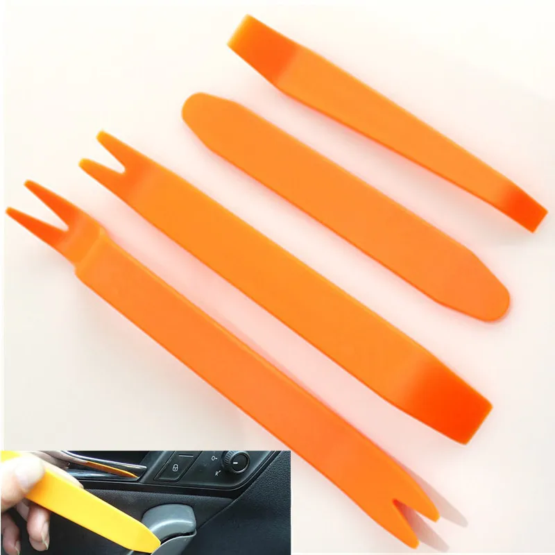 4pcs Car Removal Tool Car Radio Door Clip Panel Trim for Mazda 3 Alexa CX4 CX5 CX8 3 Button 3 Button 2019 2020