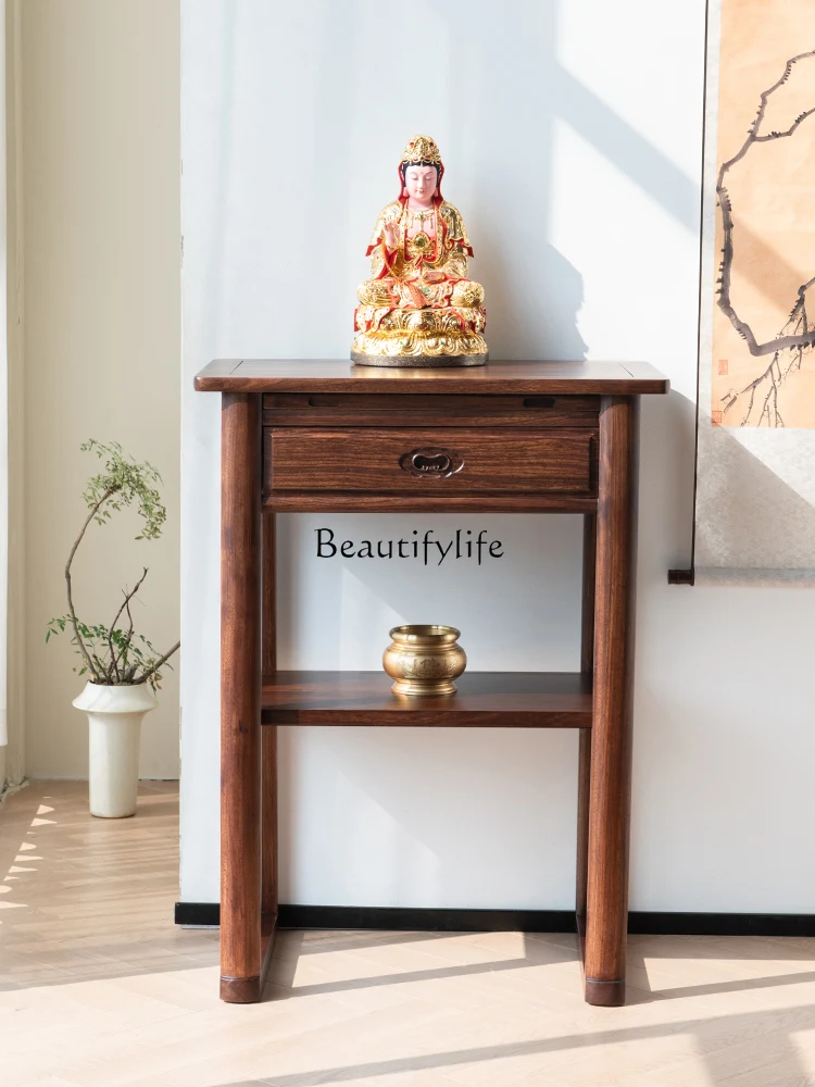 

Buddhist niche cabinet new Chinese solid wood incense table for table incense , and Buddha table is simple