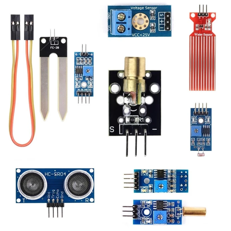 Kit de módulo de sensor 22 en 1 para sensores de robot, kit de Inicio de aprendizaje 22 en 1