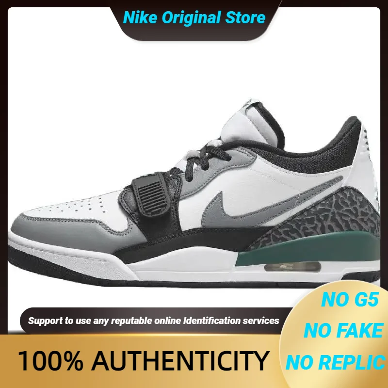 

Nike Jordan Legacy 312 Vintage Basketball Men Low-top Gray/White Sneakers shoes CD7069-131 With Original Box