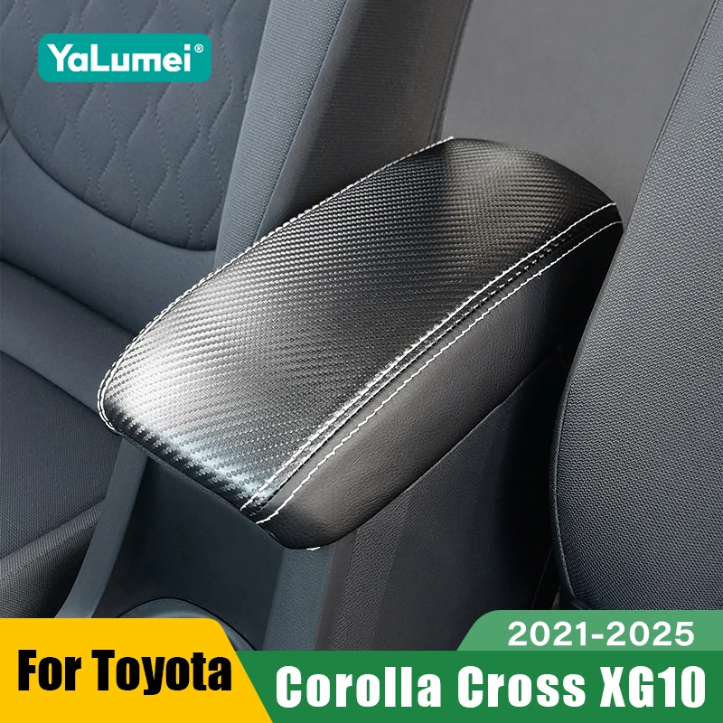 Para Toyota Corolla Cross XG10 2021 2022 2023 2024 2025 consola central híbrida para coche reposabrazos cubierta de caja Protector Pad Accesorios