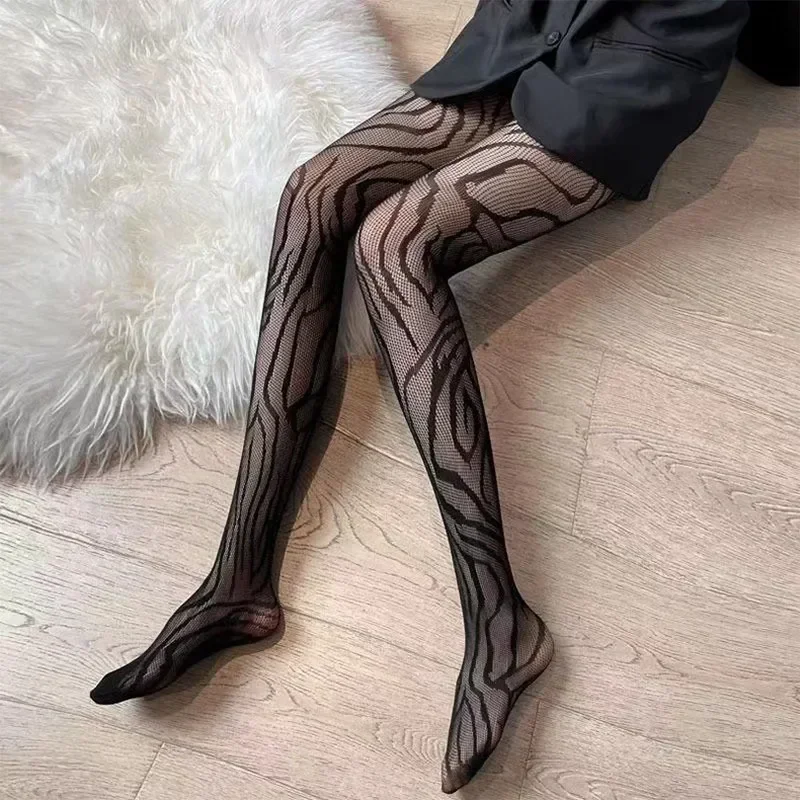 New Women\'s Sexy Patterned Fishnet Pantyhose Slim Legs Long Mesh Socks Fish Net Nylon Tights Ladies Transparent Body Stockings