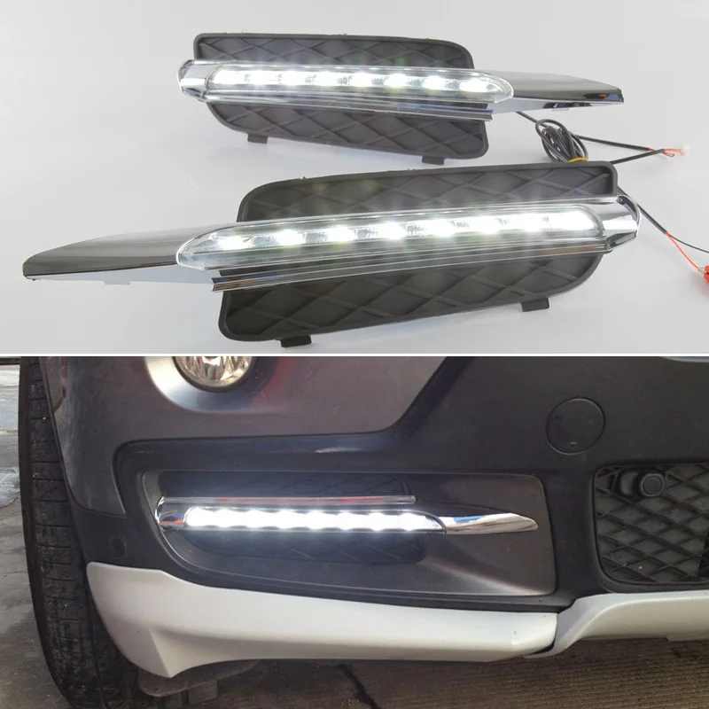 

Enhance Visibility and Style with Waterproof LED DRL For BMW X5 E70 2006 2007 2008 2009 2010 Chromed Cover Daytime Running Light