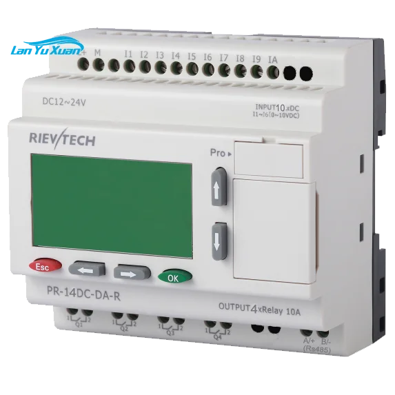 

Micro PLC PR-14DC-DA-R remote controller RIEV TECH plcplc pac dedicated controllers pcb hmi plc all-in-one plc