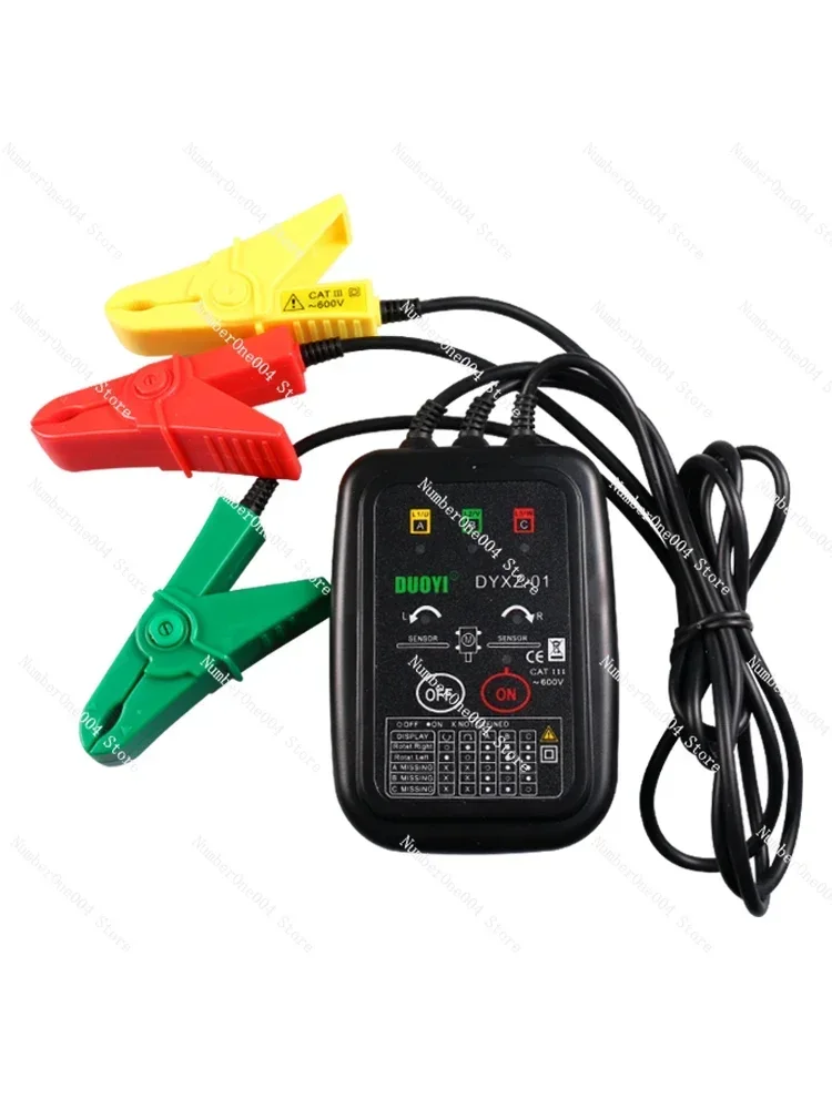 

Phase Sequence Tester Phasemeter Non-Contact Phase Meter Three-Phase Motor Steering Detection One More Dyxz01