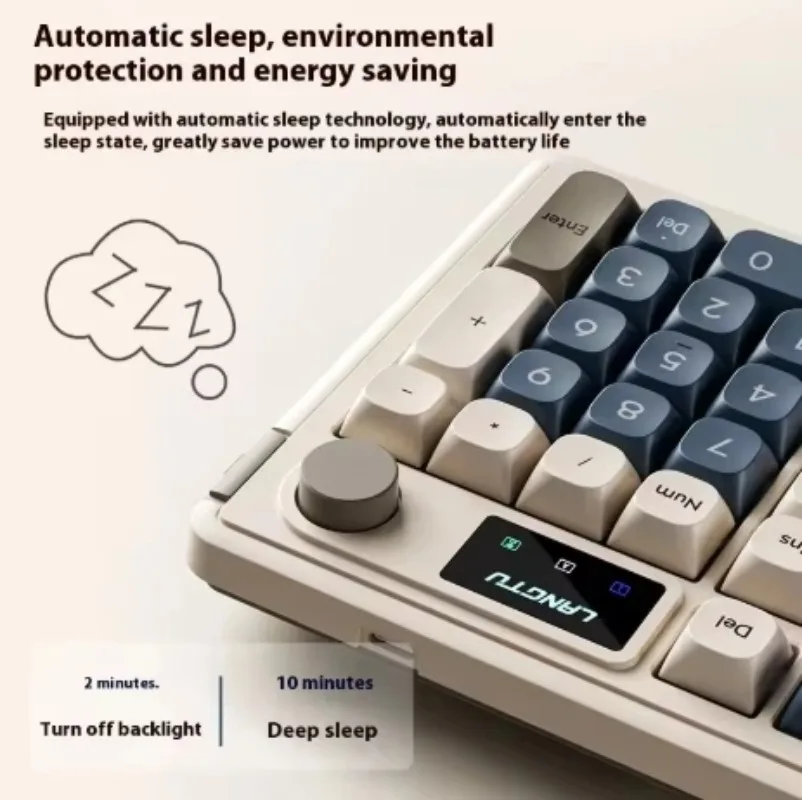 L98 Tri-mode Bluetooth Wired Wireless Keyboard High-value Gaming Gaming Office Silent Membrane Keyboard