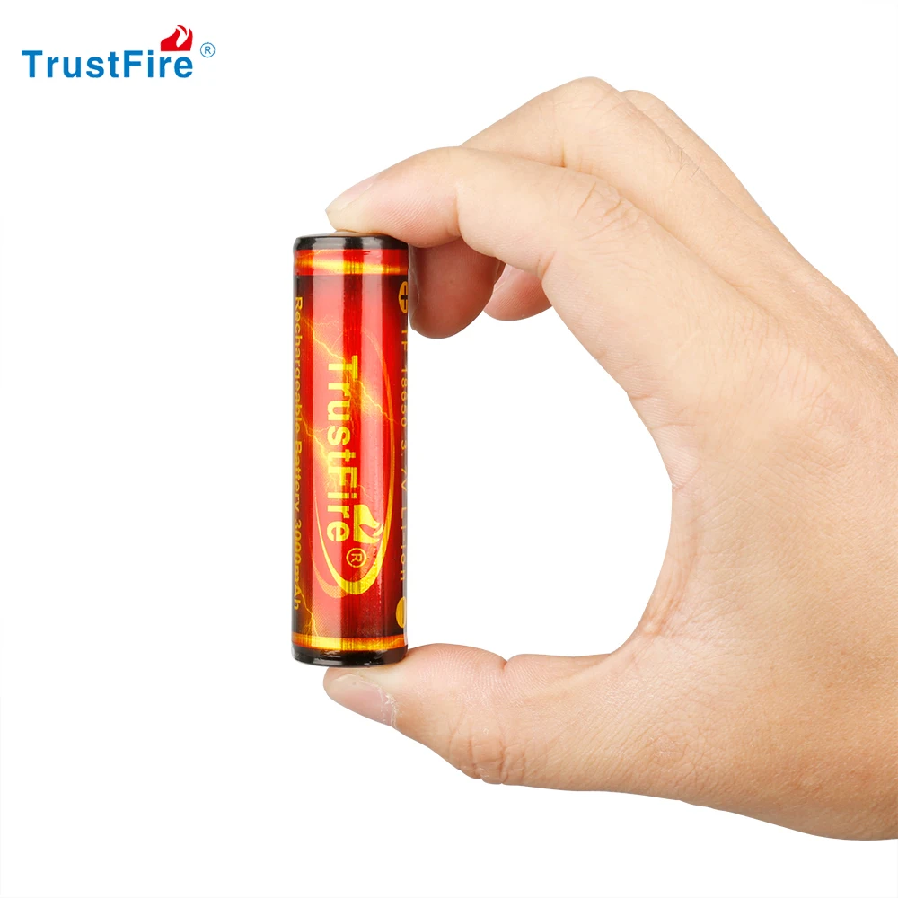 TrustFire 18650 Li-ion Battery 3000mAh 3.7V Rechargeable Lithium Batteries For Toy Mouses Flashlight Toy Shaver Radio etc