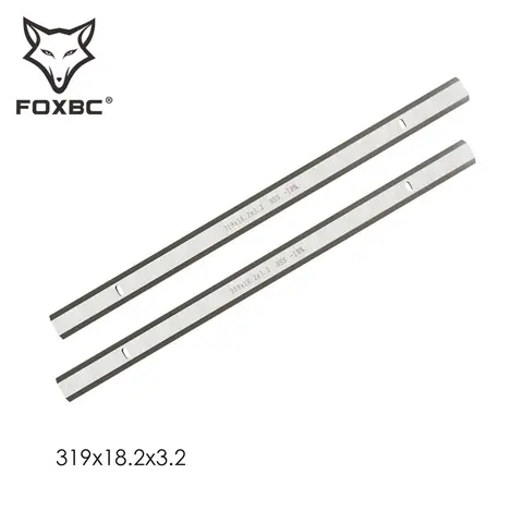FOXBC 318 mm HSS 대패 블레이드 GMC TP2000 두께 대패 2 개용 318x18.2x3.2mm