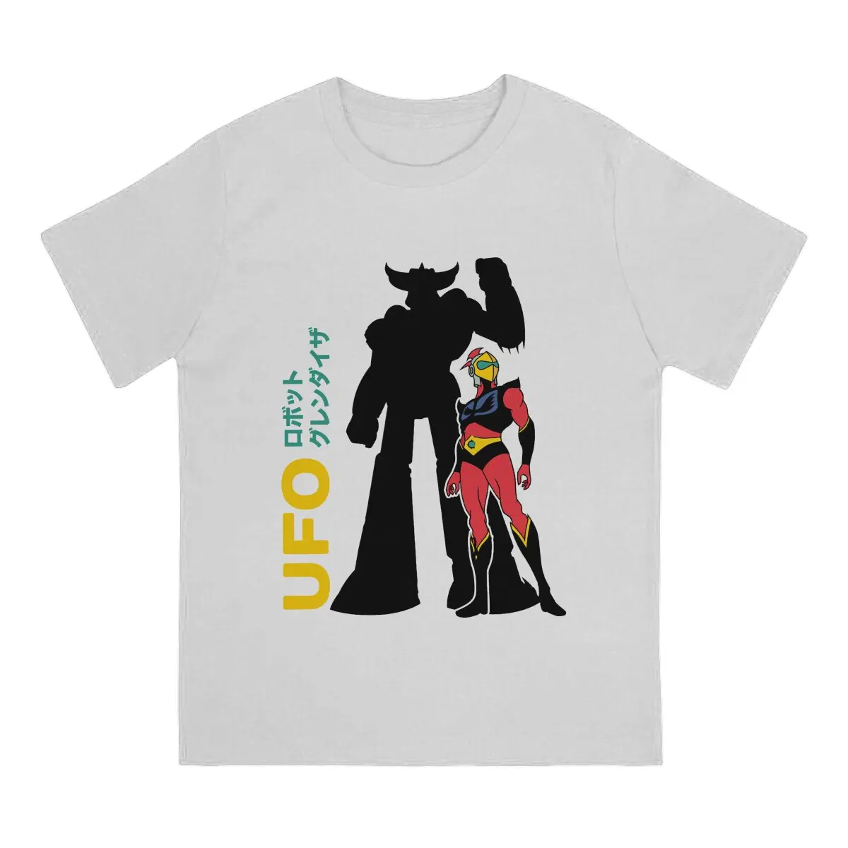 UFO Robot Goldrake Grendizer Anime Grendizer UFO Robot Goldorack Tshirt Men Tops Vintage Summer Streetwear Harajuku T Shirt