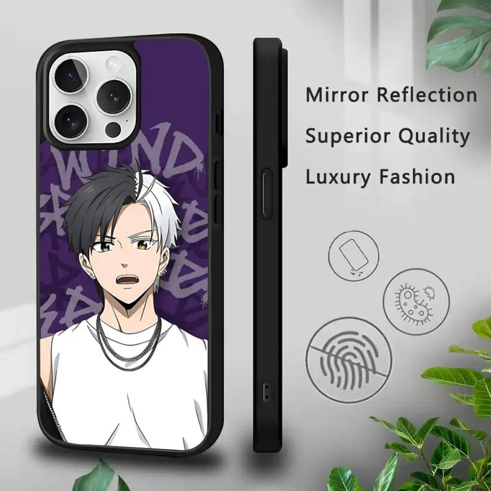 Anime W-Wind B-Breaker Phone Case For iPhone 17,16,15,14,13,12,11,Pro,Max,Plus,Mini,SE4,E Magnetic Magsafe Wireless Charging #2