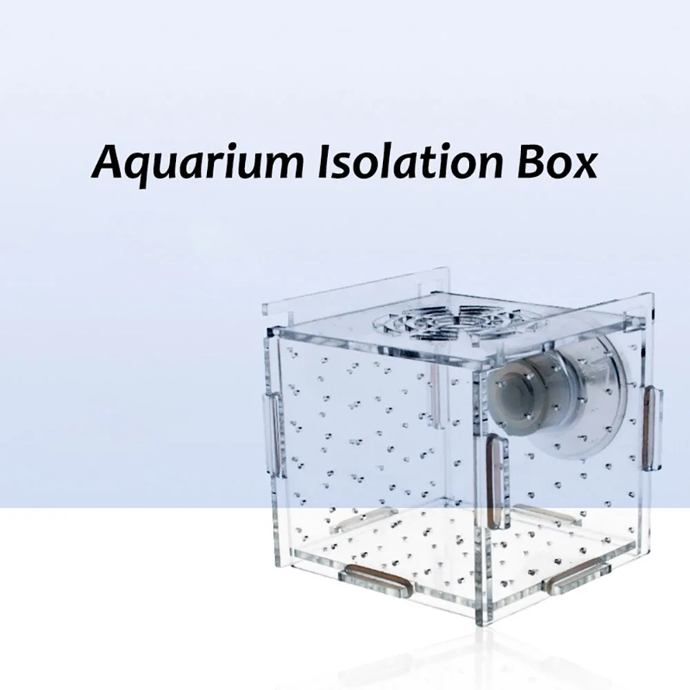 Aquatic Fry Incubation Container Breeding Box Mother Fish Production Box  Acrylic DIY Fish Tank Aquatic Accessories