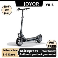 JOYOR Y8-S(ABE) Electric Scooter 10 Inch Wheel 48V 26Ah Battery 500W Motor 40Km/h Max Speed 120KG Load Up to 82KM Mileage