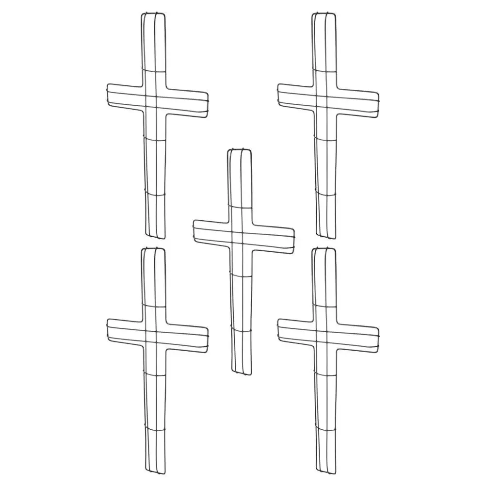 

5Pcs Flower Wreath Iron Sturdy Metal Wreath Frame for Wall Hanging Holiday and Party Decor