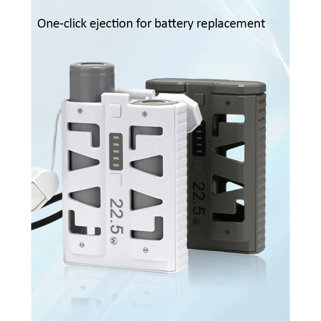 Portable Power Bank DIY Kit 22.5W Fast Charging 2*21700 Battery Case Quick-Release Battery Housing Emergency Power Box