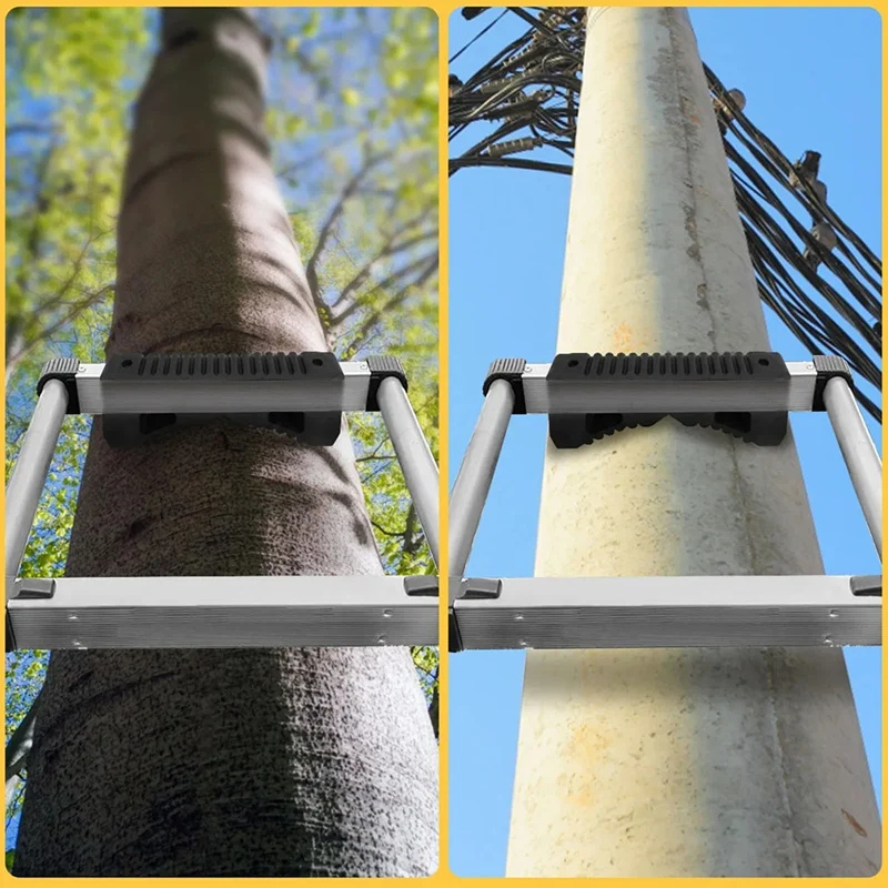 Steep Ladder Accessory Anti-Slip Ladder Stabilizer Sturdy Ladder Rail Scratch Protection Durable- Ladder Accessory