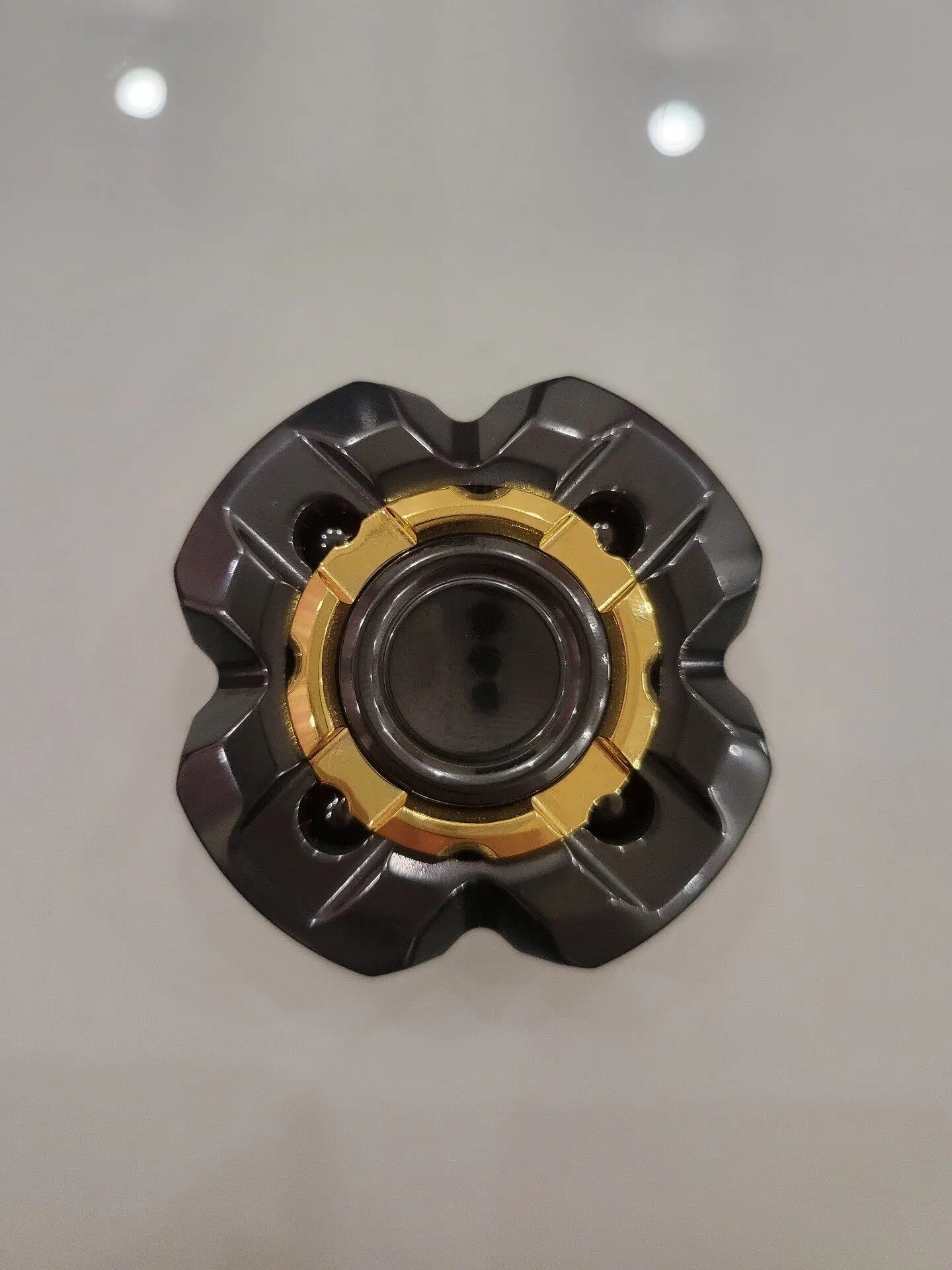 Used edc TQ large iron plate steel zirconium material decompression toy