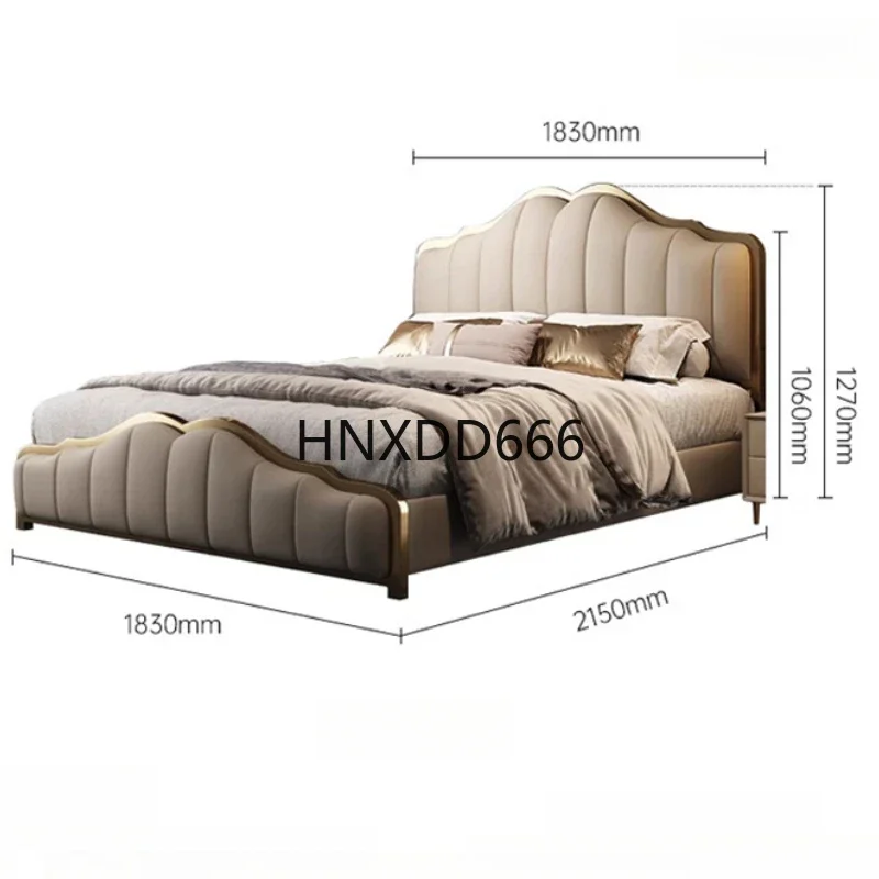 

Винтажная эстетичная кровать Итальянский дизайнерский светильник для спальни Роскошный дизайнерский сон Модная кровать Искусство Уникальная мебель для дома Muebles