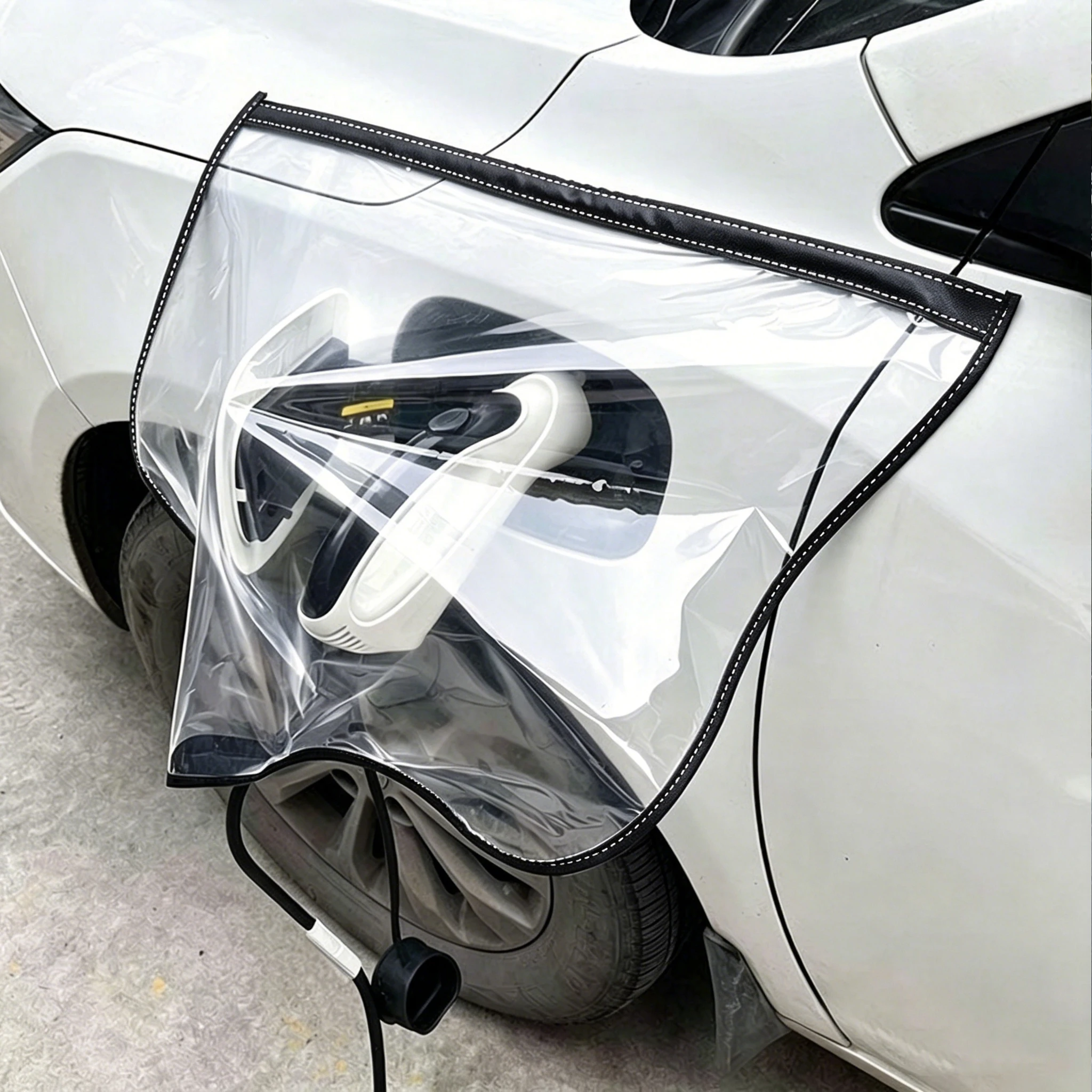 Magnetic charging gun rain cover, car charging port rain cover, new energy electric vehicle rain protection cover