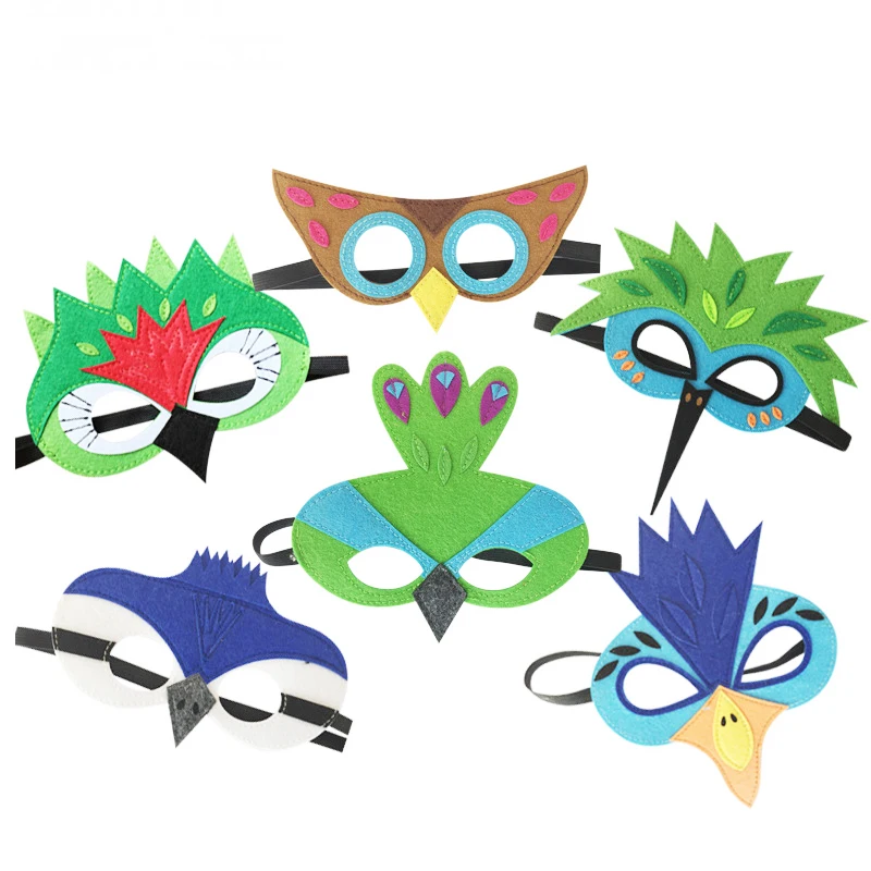 Children's Cute Cartoon Phoenix Peacock Wings Cape Set Costume Carnival Party Cosplay Animal Costume Props Decoration