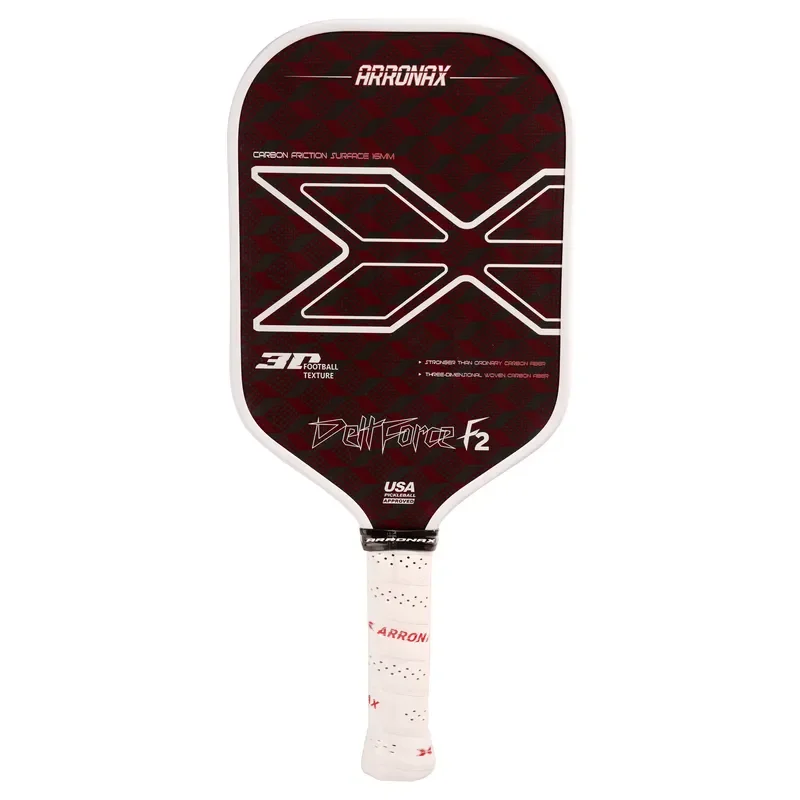 ARRONAX USAPA Approved Pickleball Paddle 3D Thermoformed PP Core 18K Carbon Fiber Max Spin Football Pattern Customizable