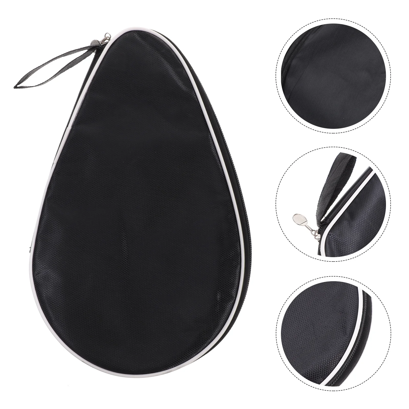 Protective Table Tennis Storage Case Functional Racket Bag Resistant Material Easy Carry Lightweight Design for Game