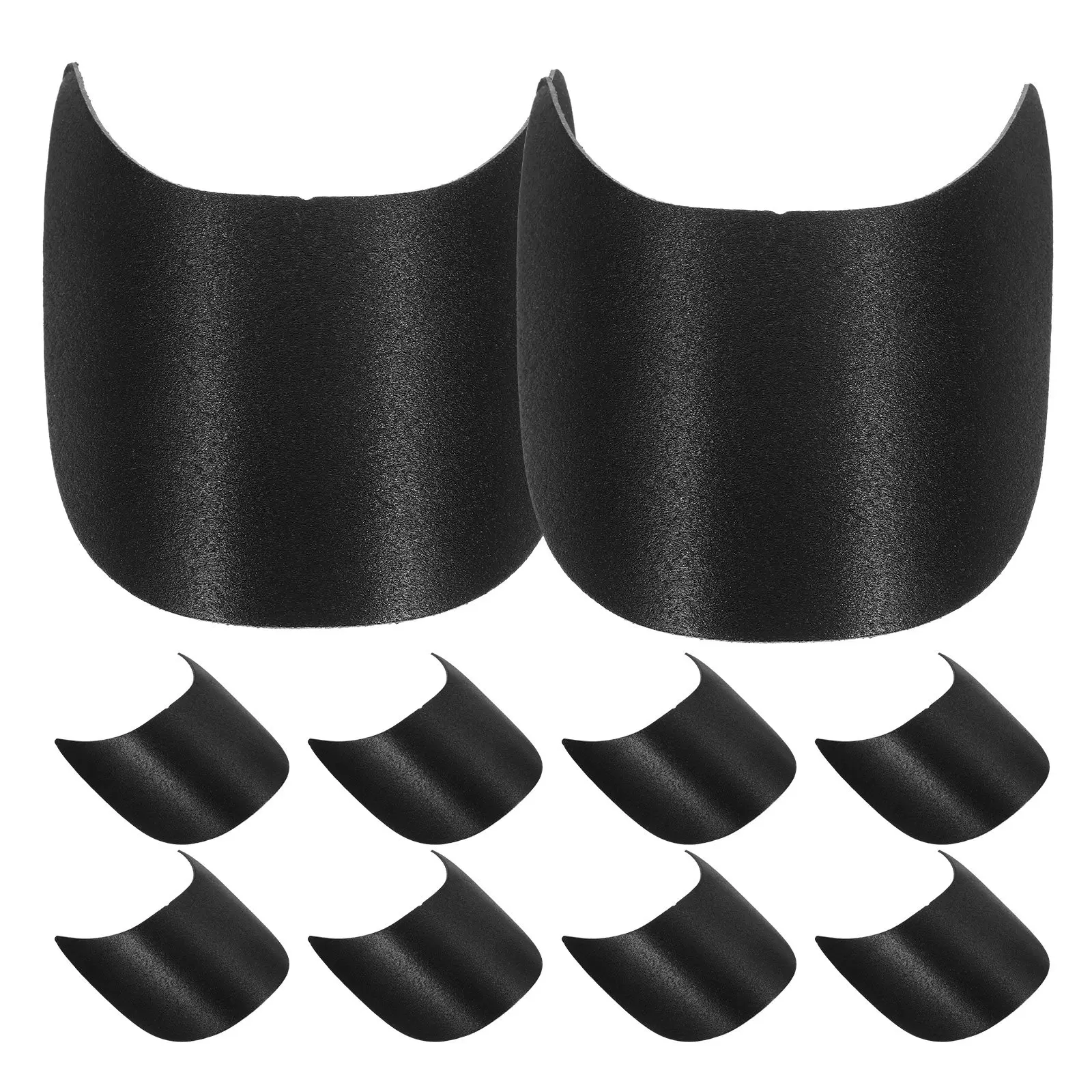10Pcs Hat Brim Shaper Plastic Visor Inserts for Baseball Caps Sun Hats Golf Hats Sleek Fashionable Look Hat Brim Shaper