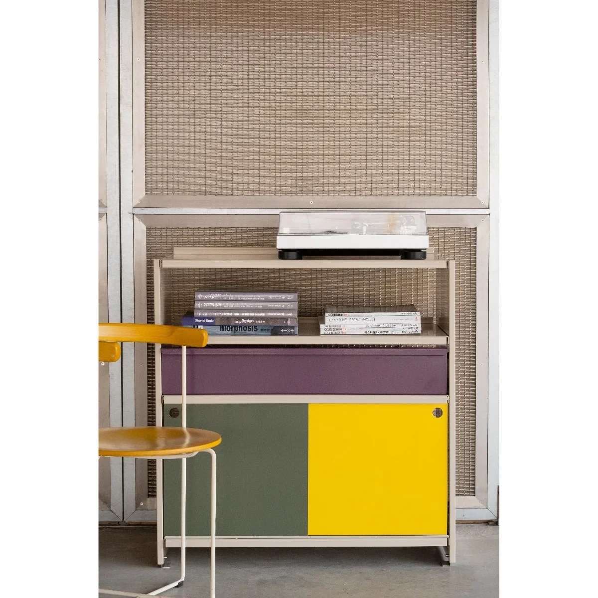 Mondrian color storage display cabinets, storage cabinets, sideboard module combinations