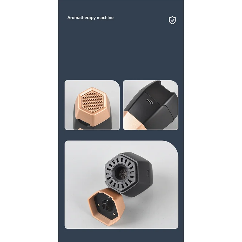 Bruciatore di incenso USB bruciatore arabo diffusore Bakhoor elettronico portatile porta incensiere musulmano decorazione della casa nero