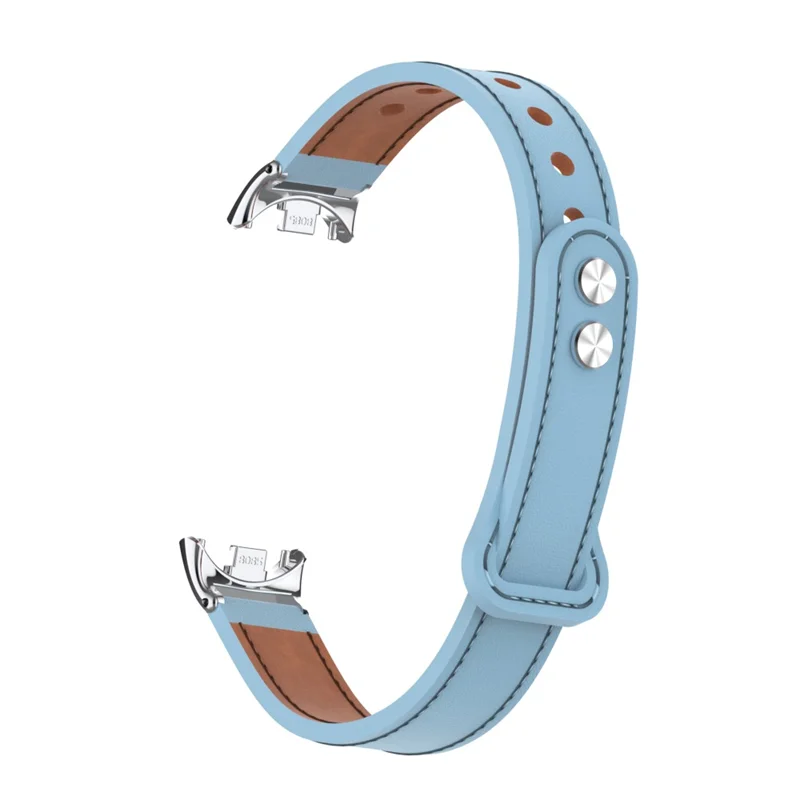 حزام من الجلد ل شاومي الفرقة 8 الأساور الرجال النساء سوار ل شاومي Miband 8 NFC ساعة ذكية اكسسوارات الموضة